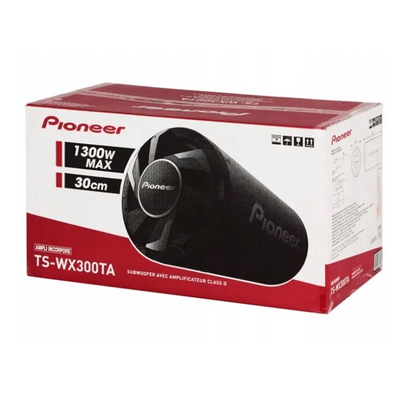 Pioneer TS-WX300TA 12″ Active Bass Tube Subwoofer (1300W Max / 350W RMS)