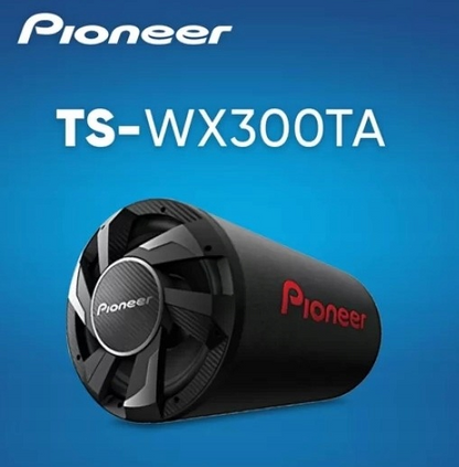 Pioneer TS-WX300TA 12″ Active Bass Tube Subwoofer (1300W Max / 350W RMS)
