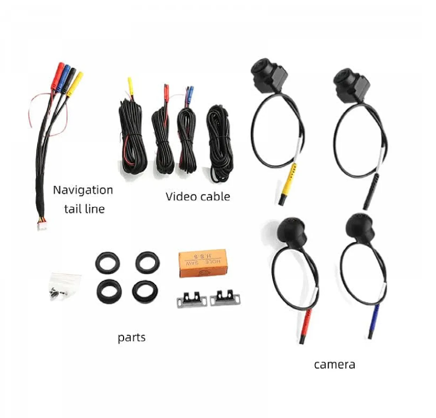 Park Maxx 360° AVM 4-Ways Car Camera System | Super 1080P AHD | Bird View