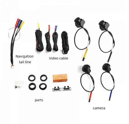 Park Maxx 360° AVM 4-Ways Car Camera System | Super 1080P AHD | Bird View