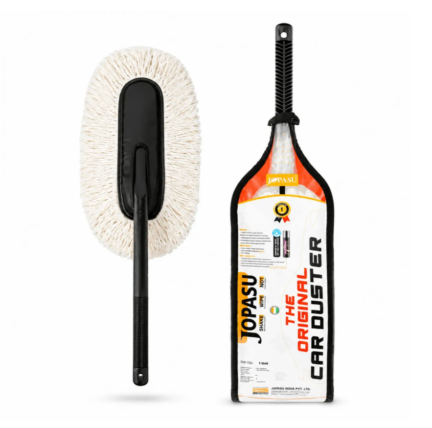 Jopasu Car Duster Brush | Removes Dry Dust Without Scratching The Surface