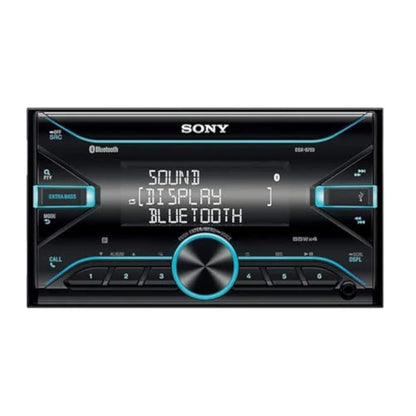 Sony DSX-B700 double din car stereo in black with variable color key illumination and dual Bluetooth connectivity