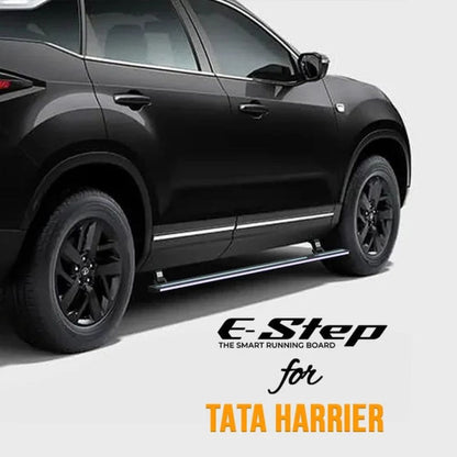 Tata Harrier 2019+ Electric Side Step with RGB Streamer Lights & App Control | 300KG Load Capacity | Automatic Opening | 1.5 Second Extension | ADC-12 Aluminium Alloy Body | 2 Years Warranty