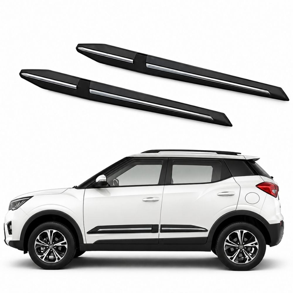 Techo Car Door Side Beading for Mahindra XUV300 1st Gen 2019 to 2024 | Side Door Body Moulding
