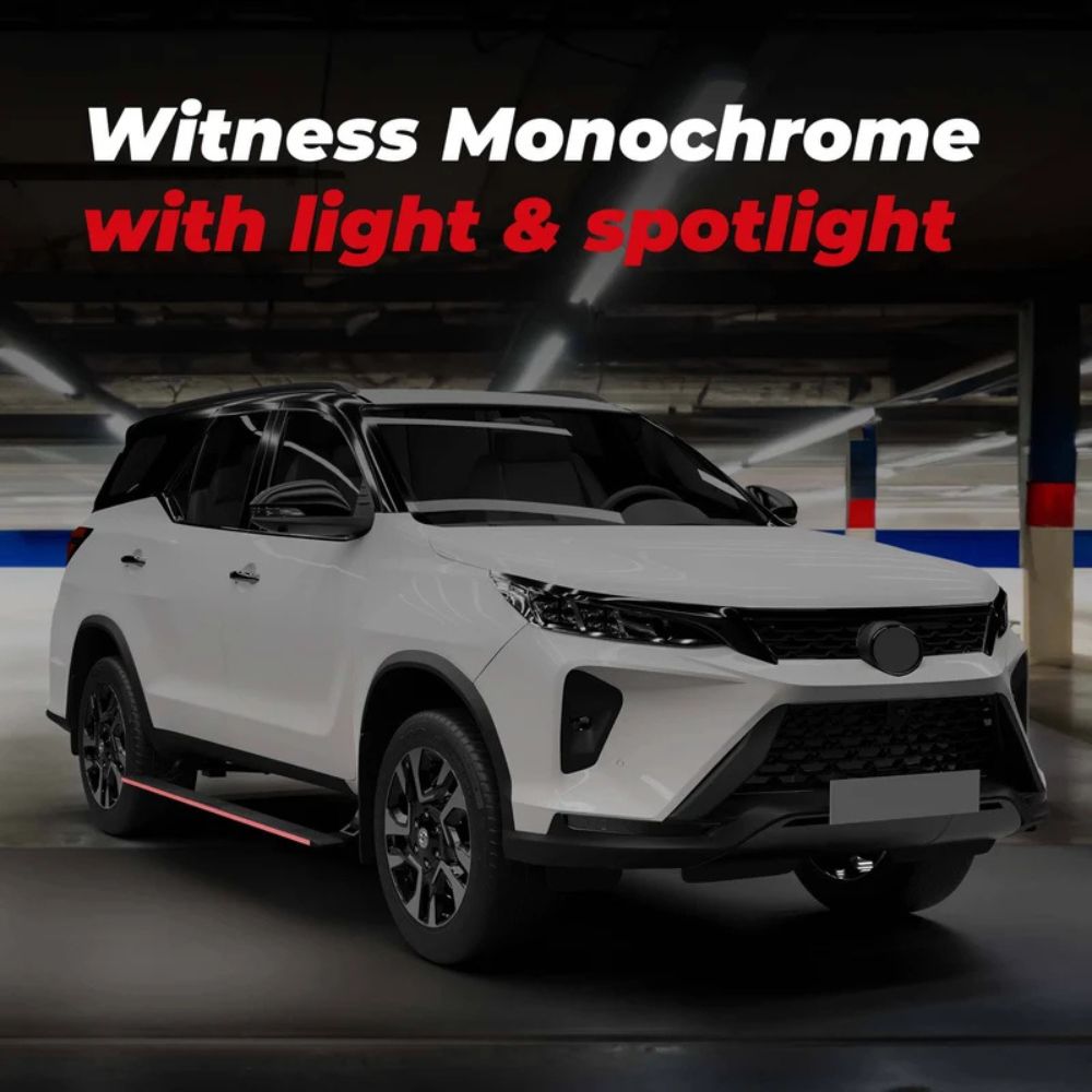 Toyota Fortuner 2016+ Electric Side Step | With RGB Streamer 