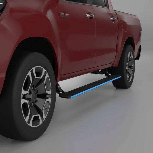 Toyota Hilux 2023+ With RGB Electric Side Step (App Controlled) 