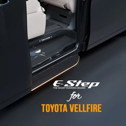 Toyota Vellfire Electric Side Step with RGB Streamer Lights & App Control | 300KG Load Capacity | Automatic Opening | 1.5 Second Extension | ADC-12 Aluminium Alloy Body | 2 Years Warranty