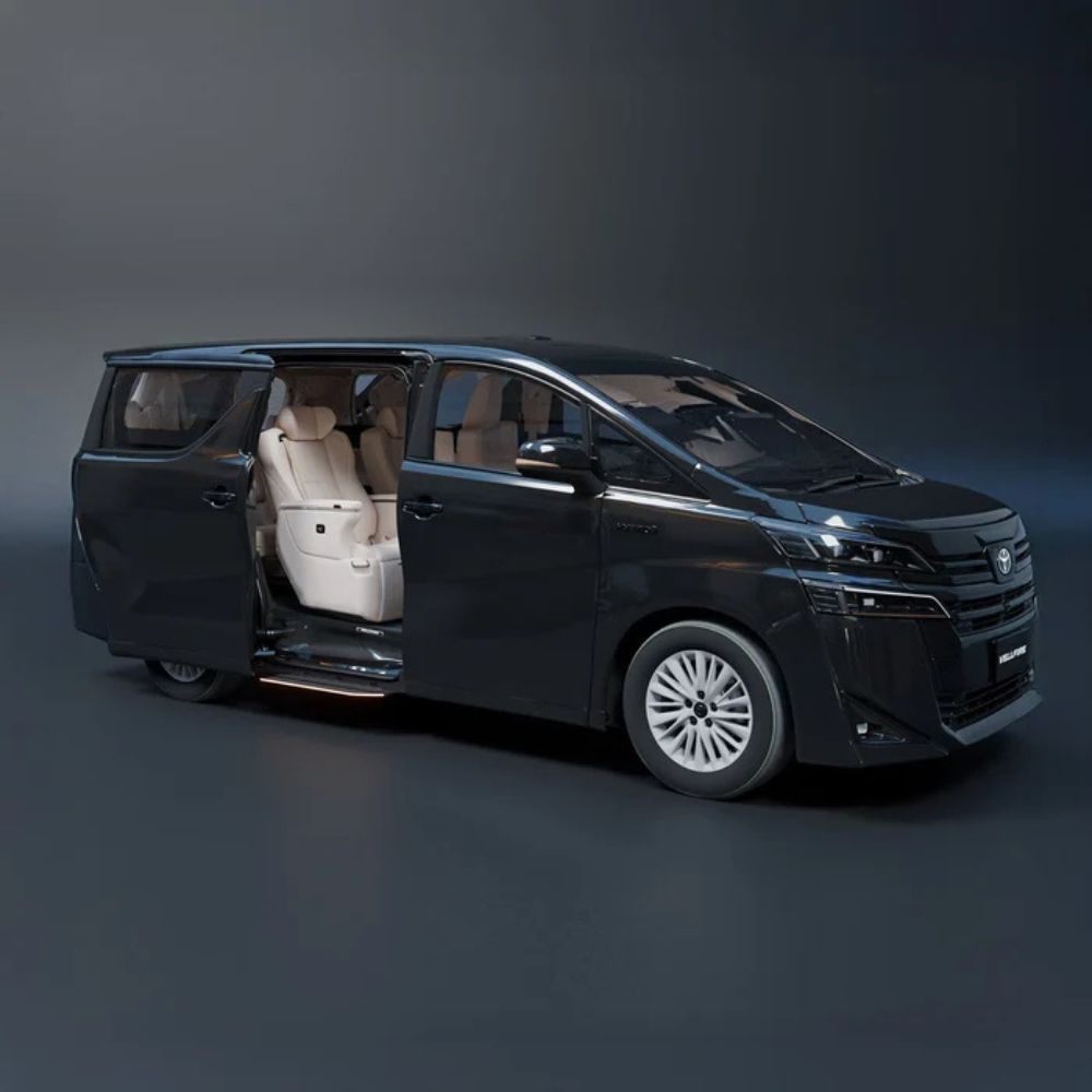 Toyota Vellfire Electric Side Step with RGB Streamer Lights & App Control | 300KG Load Capacity | Automatic Opening | 1.5 Second Extension | ADC-12 Aluminium Alloy Body | 2 Years Warranty