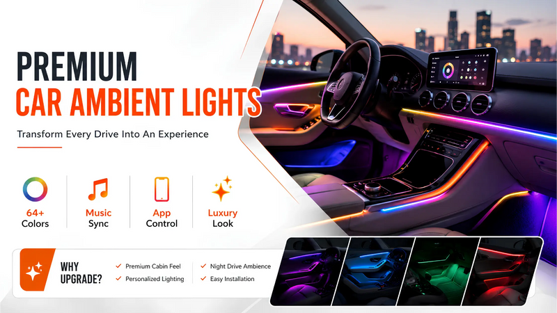 Ambient Light for Car: The Complete Guide to Car Ambient Lighting, Benefits, Types & Best Ambient Lighting Kits in 2026