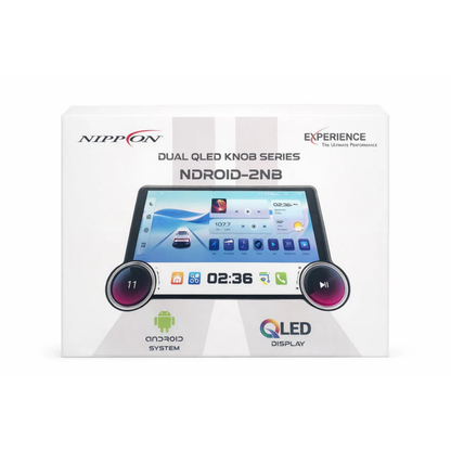 Nippon NDROID-2NB Dual QLED Knob Series Android Stereo (2GB RAM / 32GB Storage)