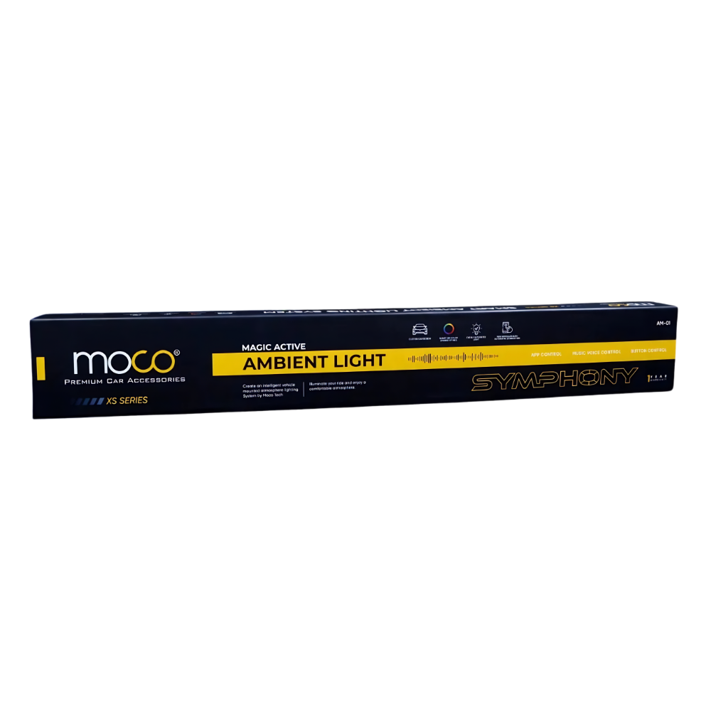 MOCO K4 Ambient Light 10-in-1 | RGB Interior Lighting Kit | App, Music & Button Control