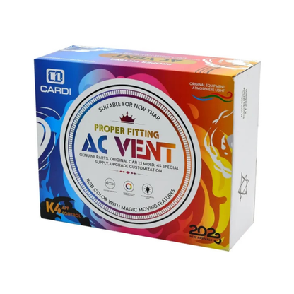 CARDI AC Vent with Ambient Light | App & Remote Control | Compatible with Mahindra Thar 2020-2023