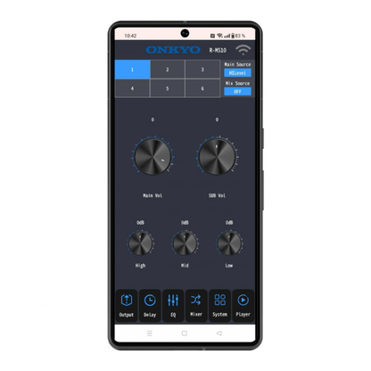 Onkyo R-MS10 – 6-Channel DSP Amplifier with Bluetooth & 15-Band EQ