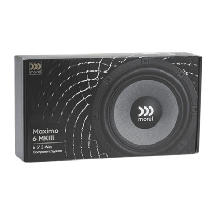 Morel Maximo 6 MKIII 6.5" 2-Way Component Speakers – Premium Sound Upgrade for Cars