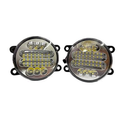 HELLA Defender LED Fog Lamp Set – Universal Fit for Cars & SUVs | All-Weather Visibility & Safety