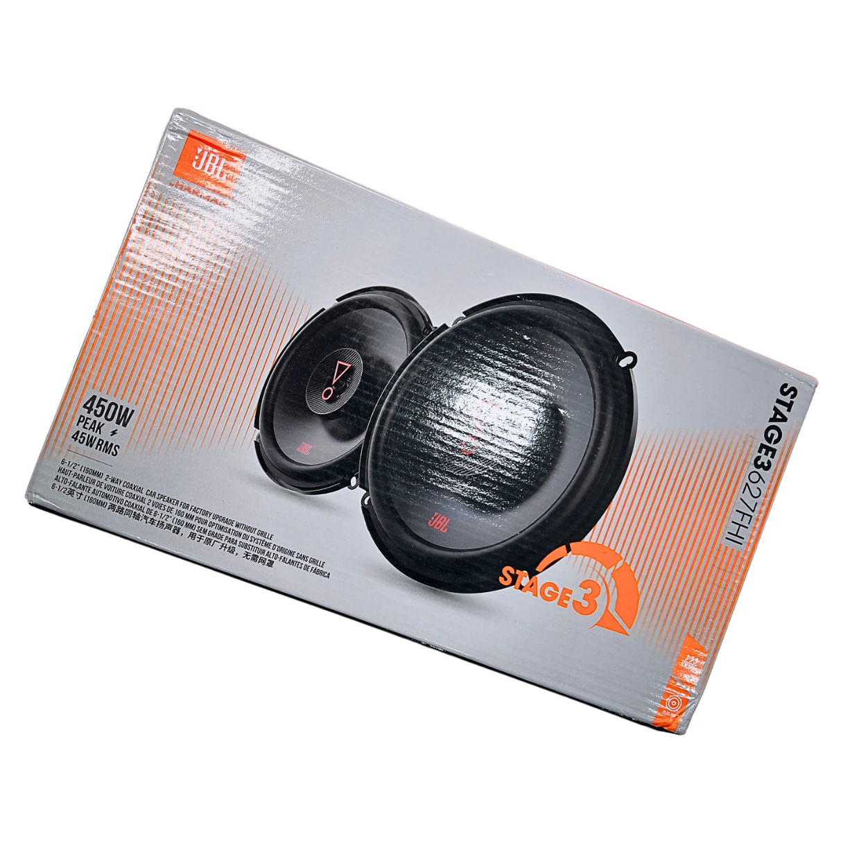 JBL Stage 3 627FHI – 6.5″ 2-Way Coaxial Car Speakers (450W Peak / 45W RMS)
