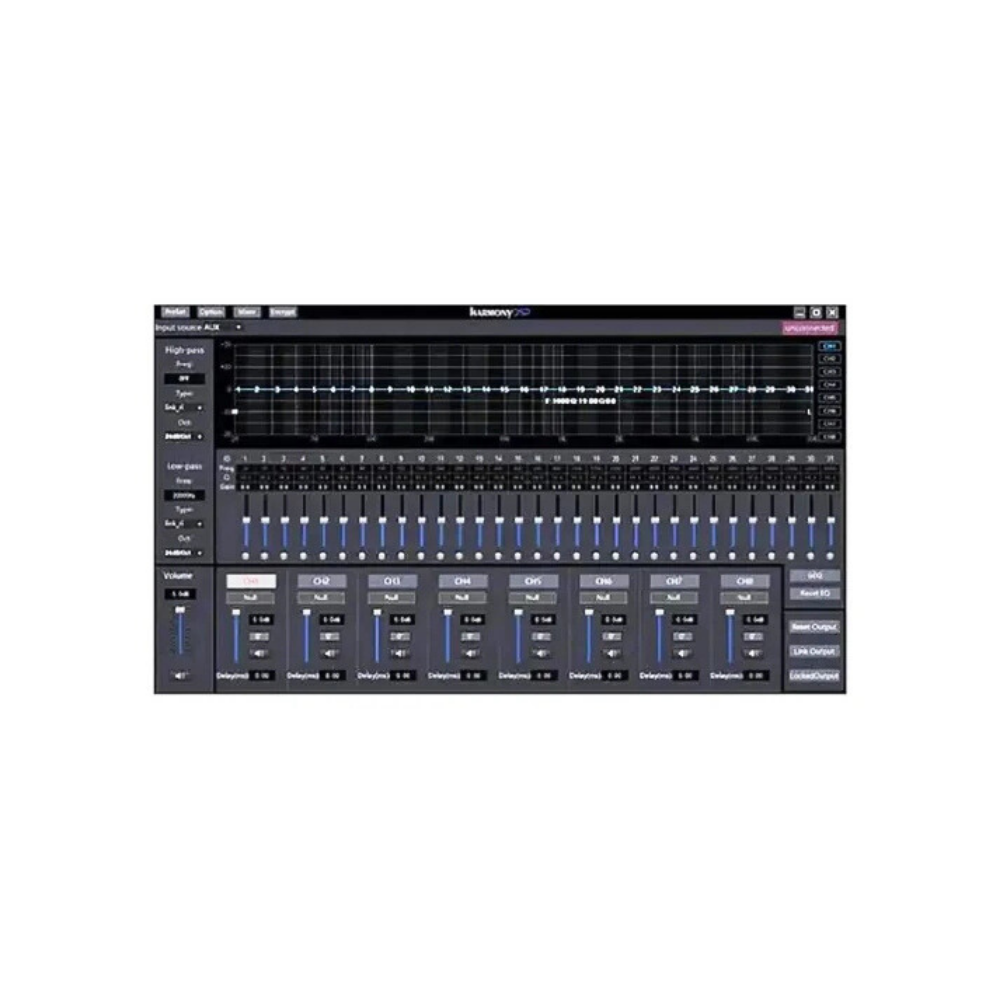Zapco Duke HB 48 ADSP – Integrated 8 Channel DSP / 4-Channel Class-AB Amplifier