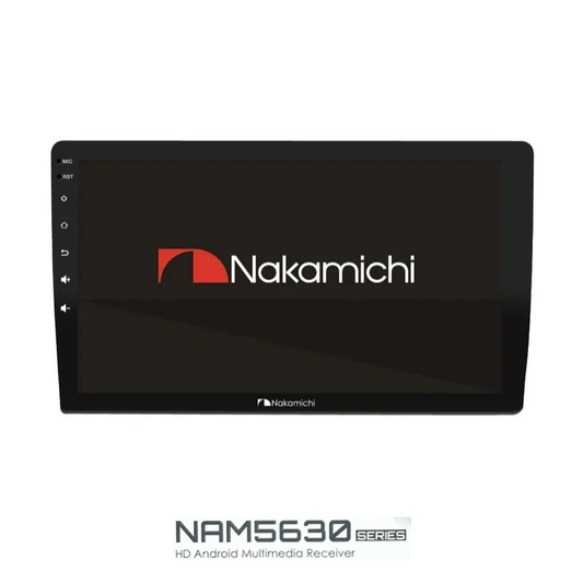 Nakamichi NAM5630 Series (6 GB RAM + 128 GB Storage) – 9″ Android Car Multimedia Player | Wireless CarPlay & Android Auto | Full-Feature Infotainment