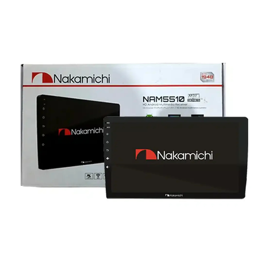 Nakamichi NAM 5510 A9Z – 9″ Android Car Multimedia Player (4GB RAM + 64GB Storage) | Wireless Apple CarPlay/Android | 4G SIM Compatible with 360 Degree Camera Support