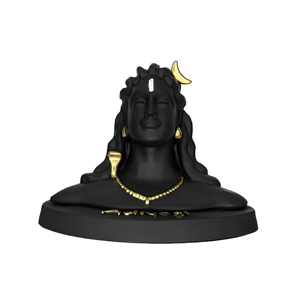 Adiyogi Shiva Idol for Car Dashboard – Small Size | Premium Spiritual Dashboard Decor