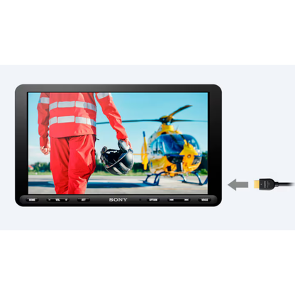 Sony Car Stereo XAV-AX8100 22.7 cm (8.95 inch) Large Screen Digital Media Receiver with HDMI, Bluetooth, Android Auto, Apple Car Play, WebLink™ Cast, PRE Out - 3 x 5V, Output Power - 55W x 4