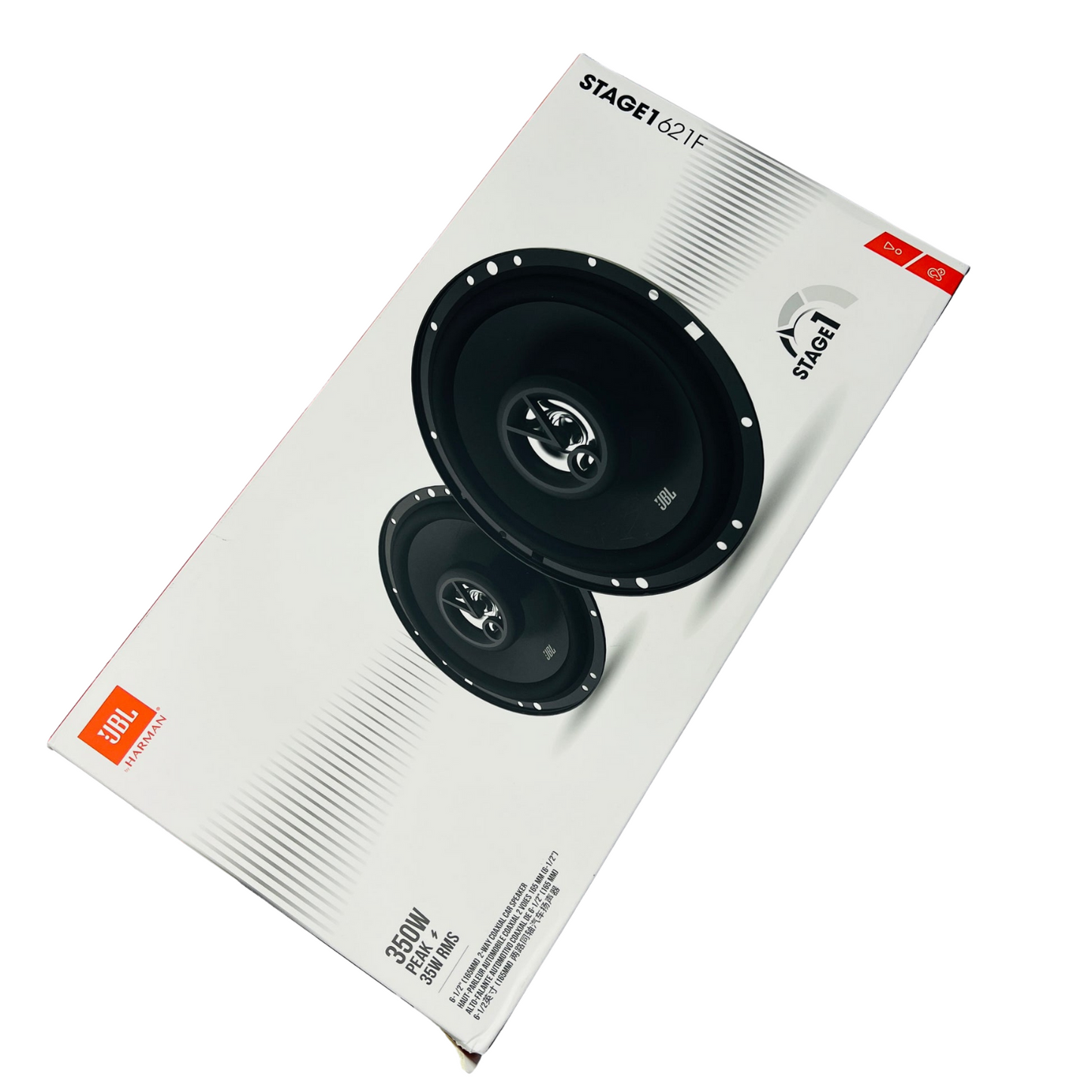 JBL Stage 1 621F | 6.5-Inch 2-Way Coaxial Car Speaker (350W Peak / 70W RMS)