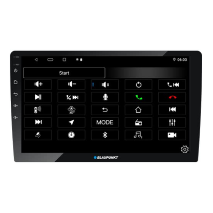 BLAUPUNKT Key Largo 980-10.1 inch + BC DH3.1,2GB RAM+32GB ROM, Android 10.0 OS, Navigation Ready,AHD Camera Support, Phonelink, Bluetooth, USB, AUX in