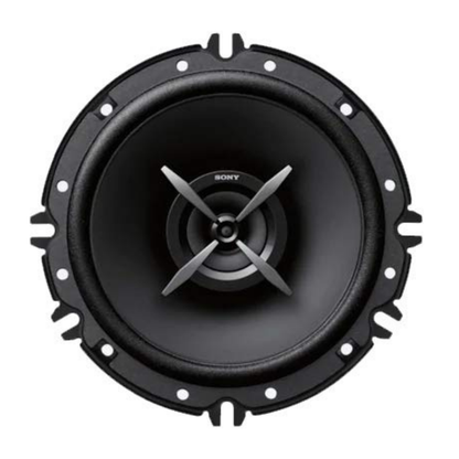Sony Car Speaker XS-FB162E 16 cm (6.5 inch) 2-Way Coaxial Speakers (Black), Peak Power - 260W, RMS POWER - 45W, RATED POWER - 40W