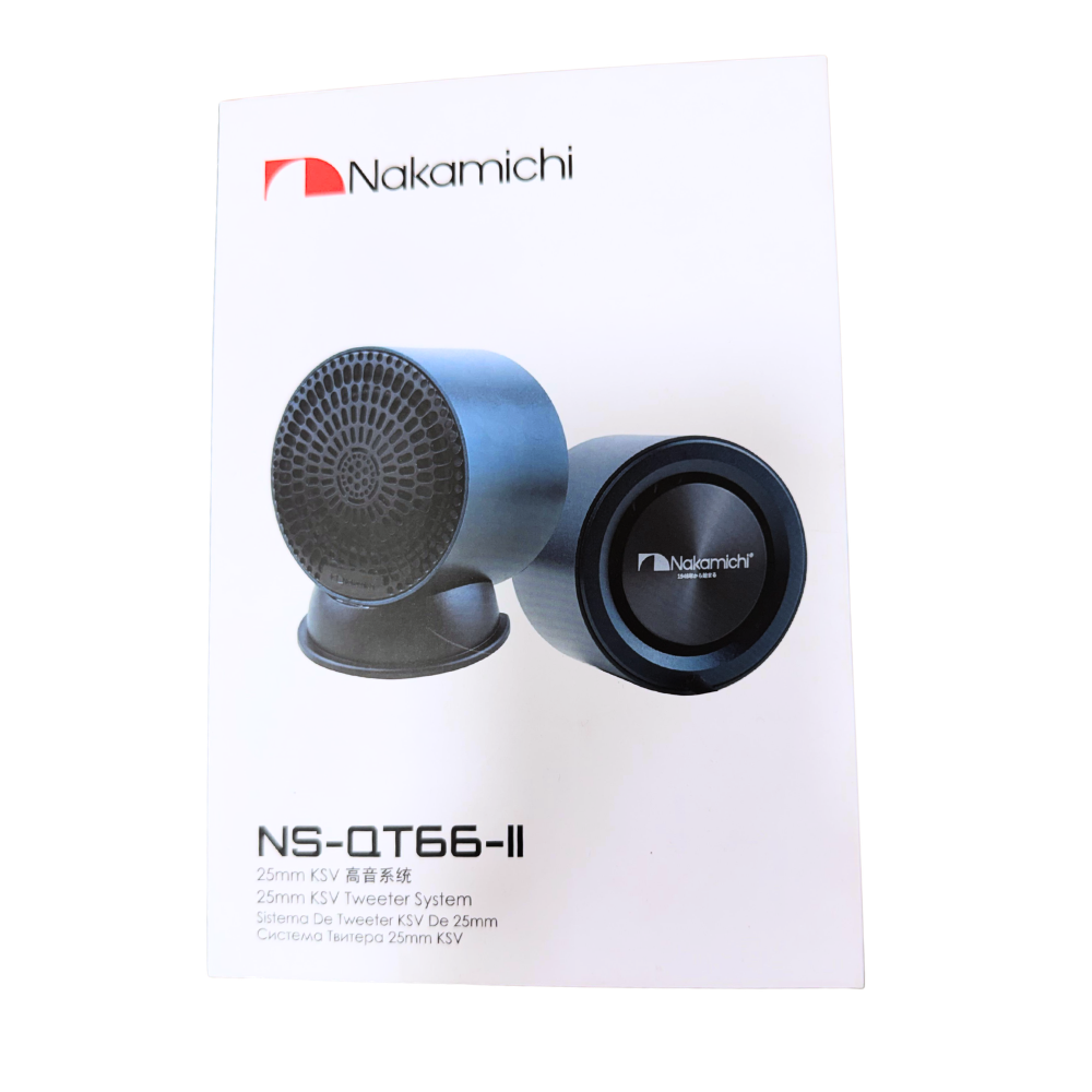 Nakamichi NS-QT66-II 25mm KSV Tweeter System | Premium Car Audio Tweeters