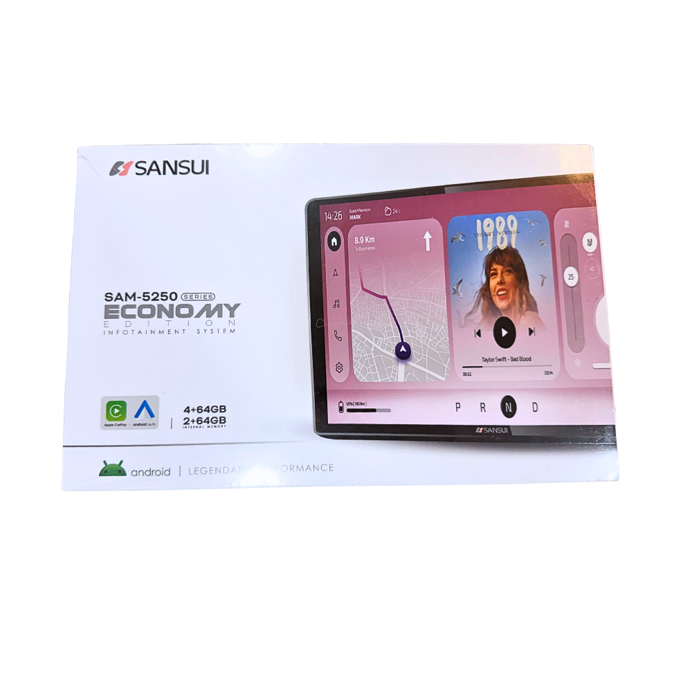Sansui SAM-5250 Economy Edition Android Infotainment System | Wireless CarPlay & Android Auto