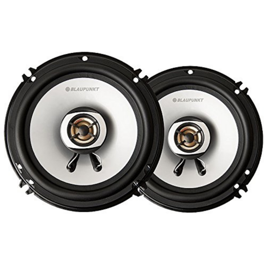 Blaupunkt BGX 66.2-6.5 Inches (165Mm) Two-Way Coaxial Car Speaker System with Injected PP Cone, 280 Watts Peak Power