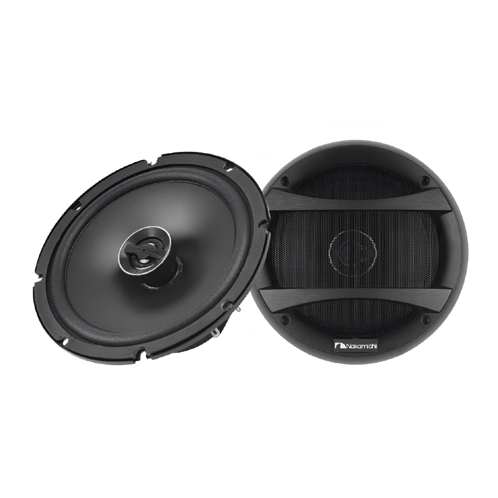 Nakamichi NSE1628 6.5″ 2-Way Coaxial Car Speakers | 490W Peak Power | Premium Sound Performance
