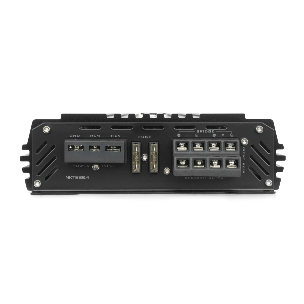 Nakamichi NKTE80.4 4-Channel Class AB Amplifier | Compact & Durable Design