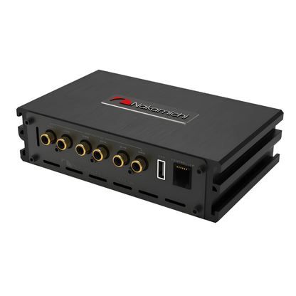 Nakamichi NDSE70A 6-Channel Digital Signal Processor with Built-in Amplifier | 4x50W Max Power | Bluetooth & USB DSP