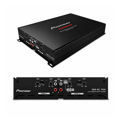 Pioneer GM-EL704 / XCNID 4-Channel Bridgeable Car Amplifier | High Performance Class AB Amplifier