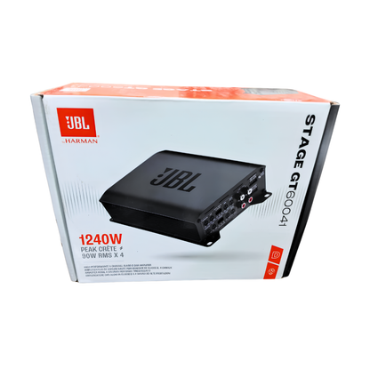 JBL Stage GT 60041 4-Channel Car Amplifier | 1240W Peak Power | Class-D Performance