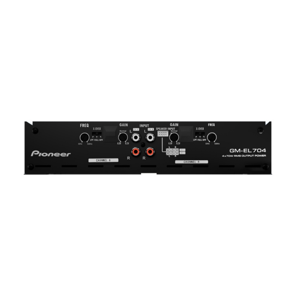 Pioneer GM-EL704 / XCNID 4-Channel Bridgeable Car Amplifier | High Performance Class AB Amplifier