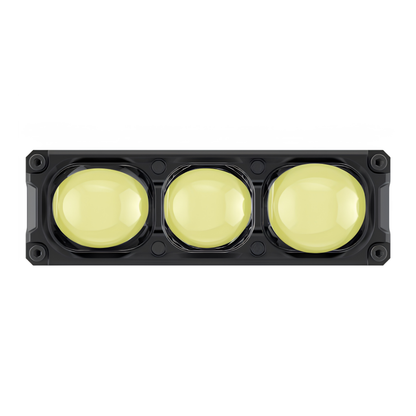 Blaupunkt FOG 7500 PRO YEL Auxiliary LED Fog Lamps | 100W Each | 9000 Lumens | 5000K Yellow Light | CANBUS Compatible