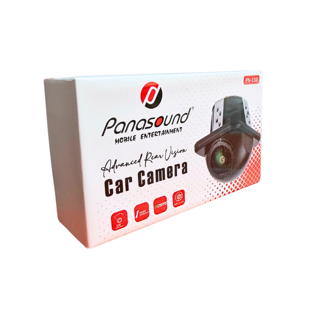 Panasound PN-110 Reverse Parking Camera | HD 720P | Waterproof | 170° Wide Angle