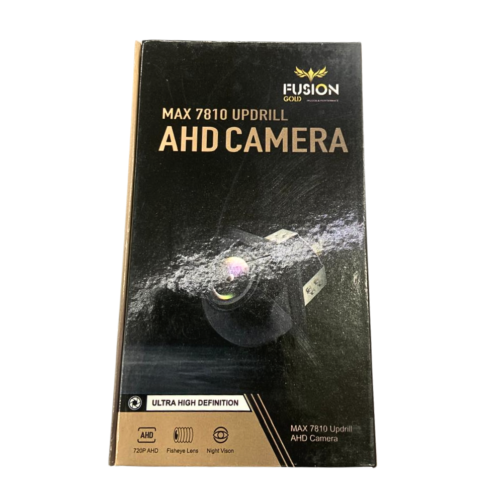Fusion Gold Universal Fisheye Angle Wide View AHD Reverse | Night Vision |  Camera for Car