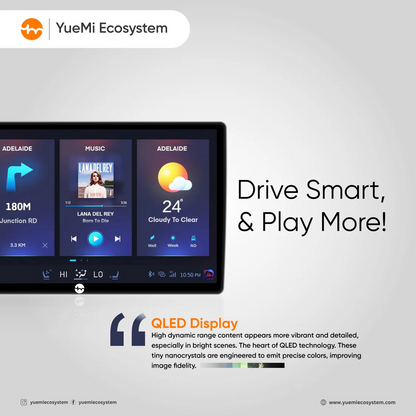 Yuemi E1 Multimedia 9" Android Player with 2GB+64GB | CarPlay & Android Auto