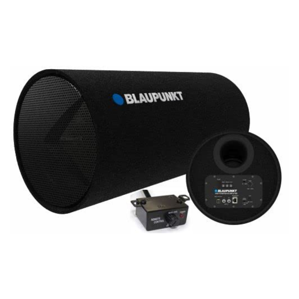 Blaupunkt TXT-10A 10″ Class A/B Active Basstube | 120W RMS | 600W Peak Power | Deep Powerful Bass