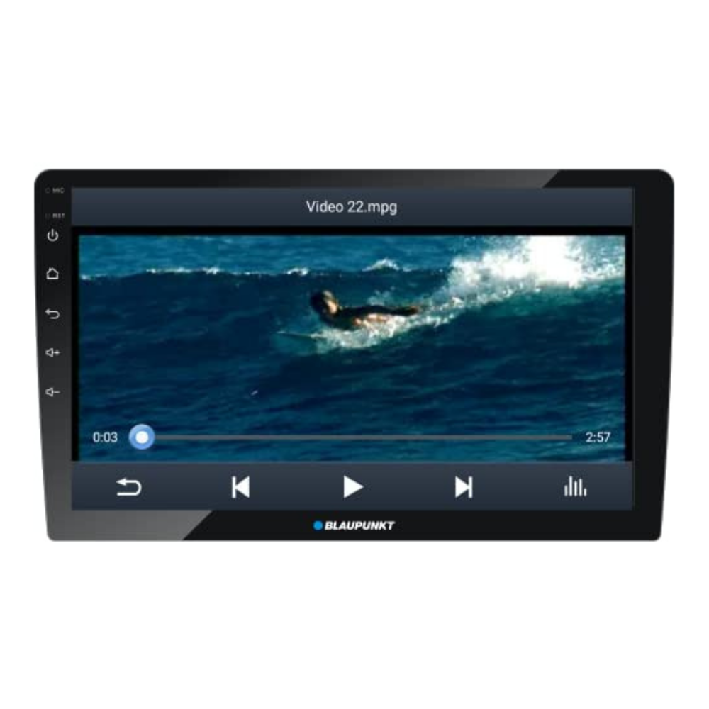 BLAUPUNKT Key Largo 980-10.1 inch + BC DH3.1,2GB RAM+32GB ROM, Android 10.0 OS, Navigation Ready,AHD Camera Support, Phonelink, Bluetooth, USB, AUX in