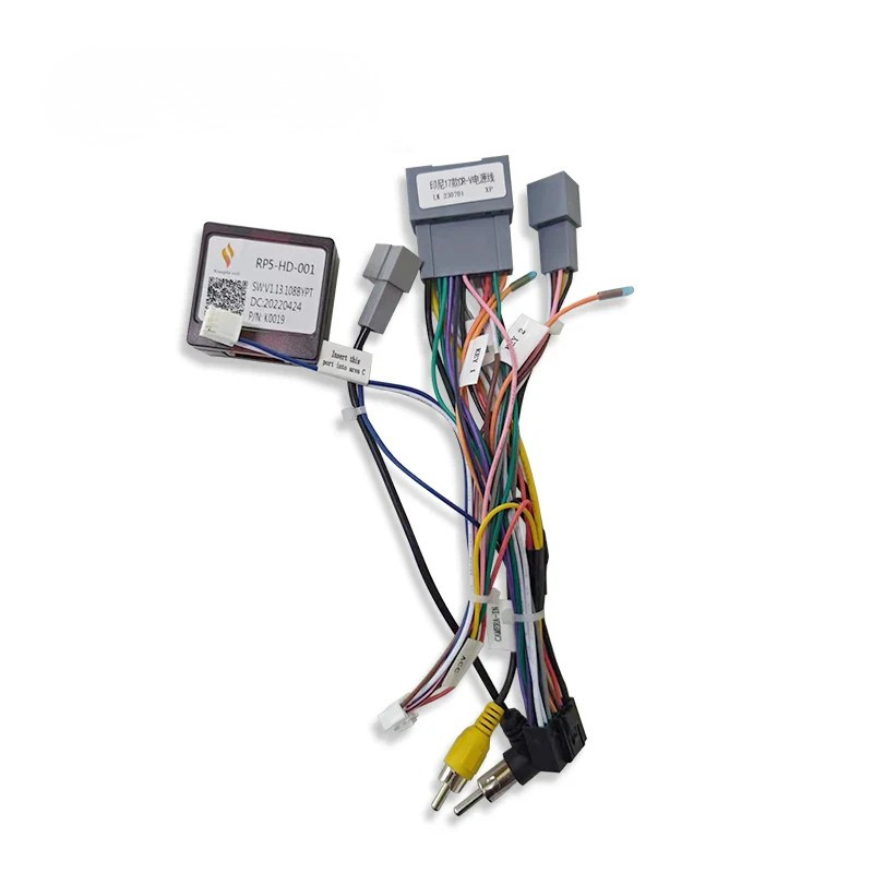 Honda Jazz Android Stereo CANBUS Wiring Harness Adapter (2014-2019) | Plug & Play Installation | OEM Function Retention