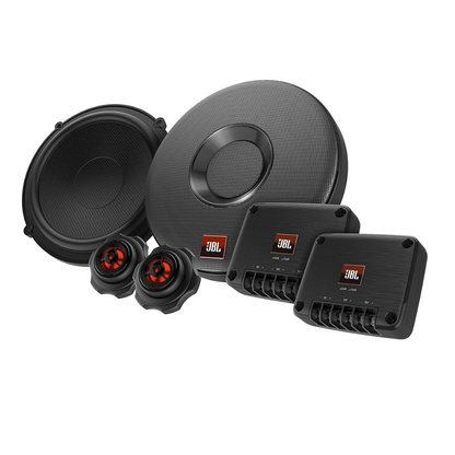 JBL Club 605CSQ 2-Way Car Component Speaker System | 285W Peak | 95W RMS | Carbon Fiber Woofer | Silk Dome Tweeter