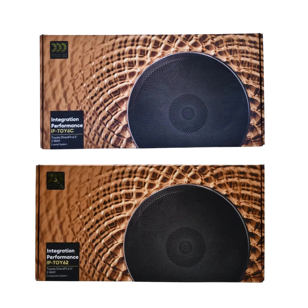MOREL Toyota DirectFit 6.5-Inch Car Speaker Combo | IP-TOY6C Coaxial + IP-TOY62 Component Speakers | Premium OEM Upgrade