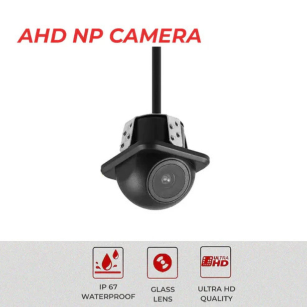 Fusion Gold Universal Fisheye Angle Wide View AHD Reverse | Night Vision |  Camera for Car