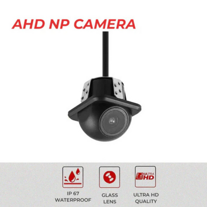 Fusion Gold Universal Fisheye Angle Wide View AHD Reverse | Night Vision |  Camera for Car