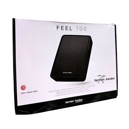 Harman Kardon Feel 700 7-Inch Active Underseat Subwoofer | 125W RMS / 250W Peak | Built-in Class D Amplifier