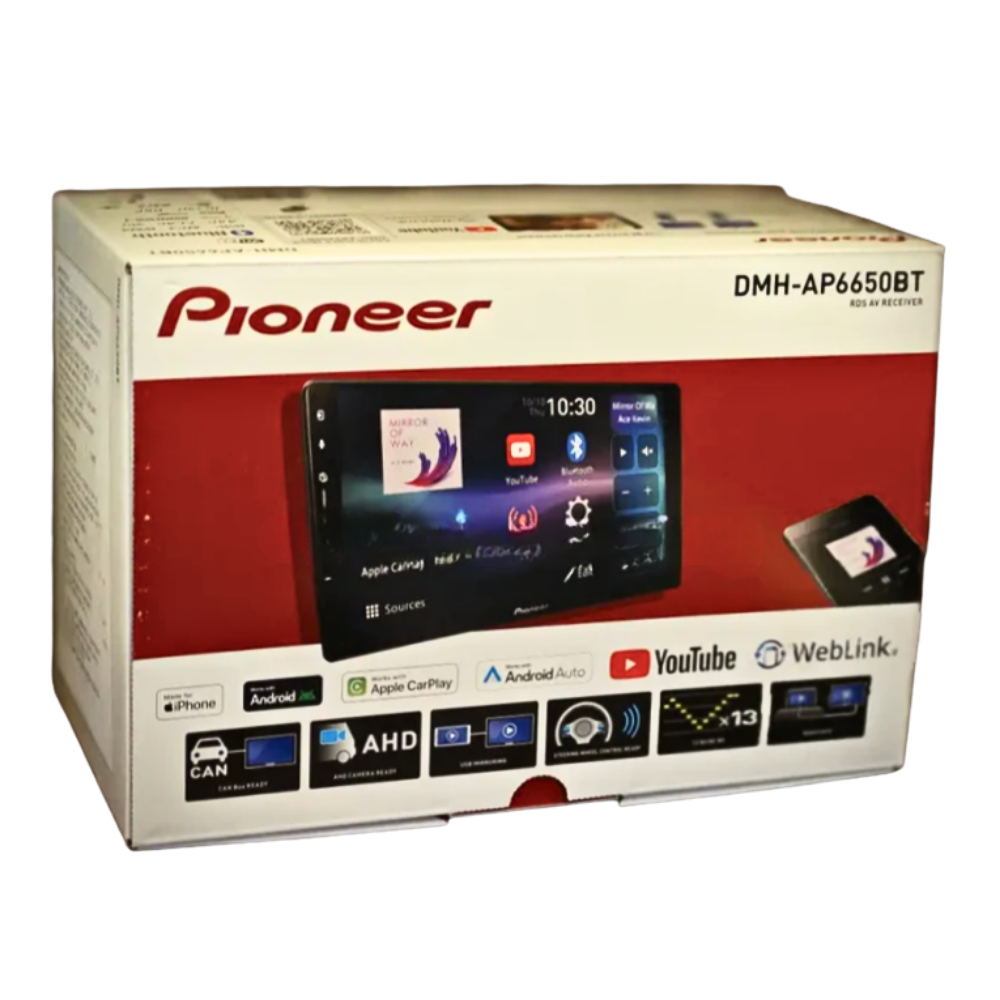 Pioneer DMH-AP6650BT 9" Large Screen Display with Wireless Android Auto/Carplay and Weblink